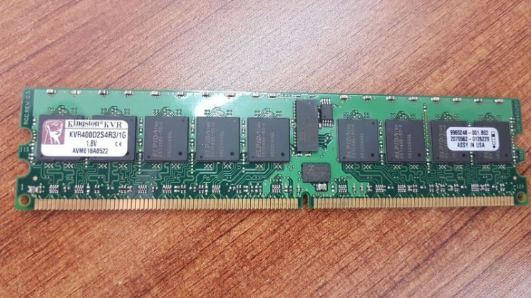 Модуль памяти Kingston KVR400D2S4R3/1G 1GB DDR2 PC2-3200 ECC Reg-KVR400D2S4R3/1G(NEW)