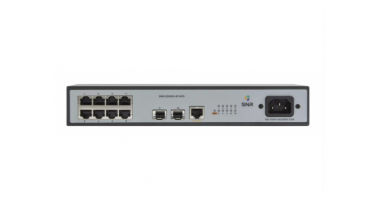 Управляемый коммутатор уровня 2 SNR-S2982G-8T-UPS