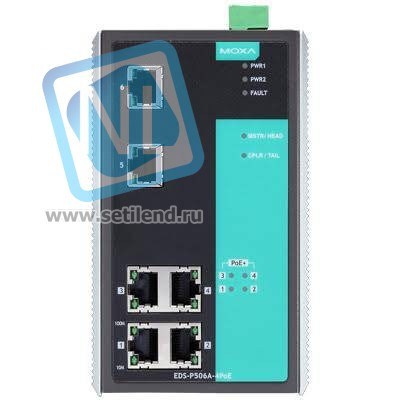 Коммутатор Moxa EDS-P506A-4PoE