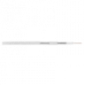 Кабель NETLAN коаксиальный, RG-6 (75 Ом), одножильный, CCS (омедненная сталь), внутренний, PVC нг(A), белый, 100м