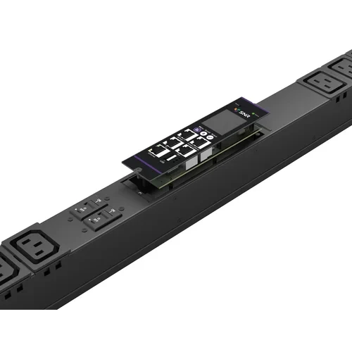 Блок розеток с функцией измерения и управления каждой розеткой серии SNR тип D выход 18*C13 и 6*C19 вход 32A IEC60309 (1P+N+E)