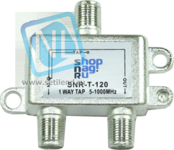 Ответвитель абонентский SNR-T-110 на 1 отвод вносимое затухание IN-TAP 10dB.