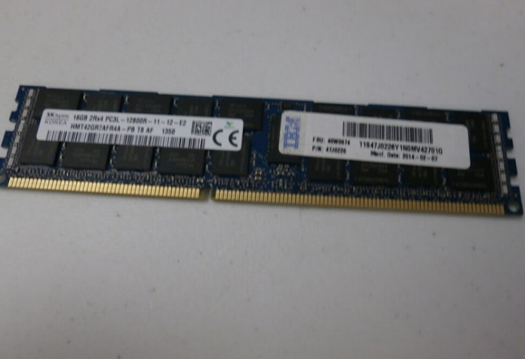 Модуль памяти IBM 46W0674 16GB 2Rx4 1.35V PC3L-12800 ECC DDR3-1600 RDIMM-46W0674(NEW)