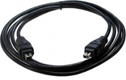 XYC092 1.8 M BLACK, Кабель IEEE 1394 "fire wire" 4pin/4pin 1.8м