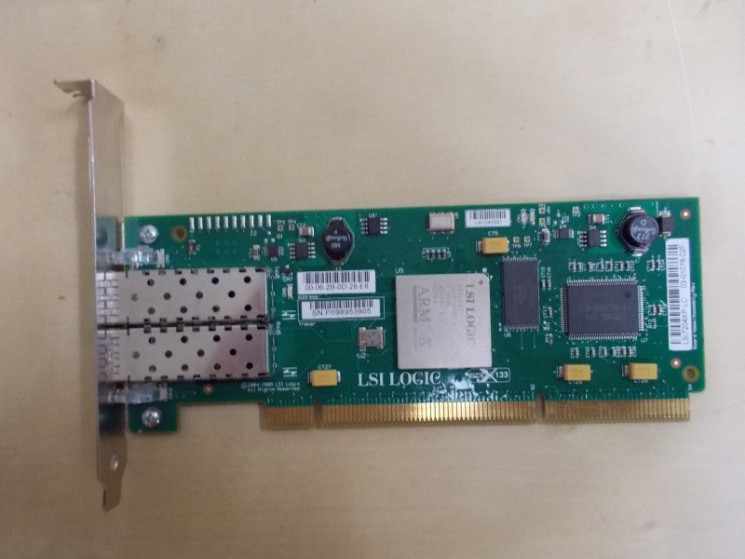 Контроллер LSi Logic LSI7204XP-LC SGL PCI-X, 4G Fibre, 2 Ch, Opt Controller-LSI7204XP-LC(NEW)
