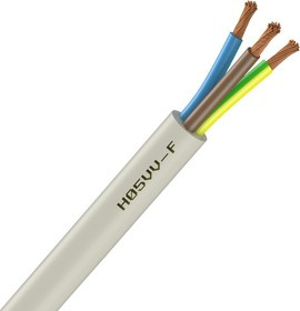 X05VV-F (2х0.75), Кабель с оболочкой из ПВХ, VDE, 5 класс гибкости, 500 В