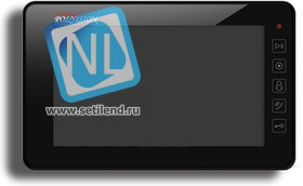 PVD-7M v.7.1 black Цветной видеодомофон с памятью 7" Сенсорные кнопки разрешение 800(Г)x480