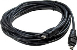 XYC092 5 M BLACK, Кабель IEEE 1394 "fire wire" 4pin/4pin 5м