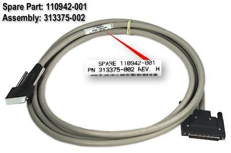 Кабель HP 110942-001 SCSI 68-to-68 pin interface cable 3.7m-110942-001(NEW)