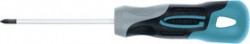 12131, Отвертка PH0 x 75 мм, S2, трехкомпонентная рукоятка