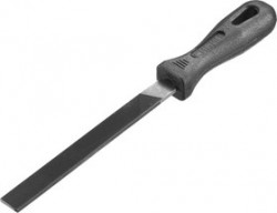 16701-15, Напильник СИБИН плоский с пластиковой рукояткой, 150мм