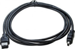 XYC093 1.8 M BLACK, Кабель IEEE 1394 "fire wire" 4pin/6pin 1.8м