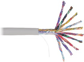 CABICTEL. Многопарный телефонный кабель UUTP, 25x2x0,5, кат.3, LSZH оболочка, зелёный (1000м.)