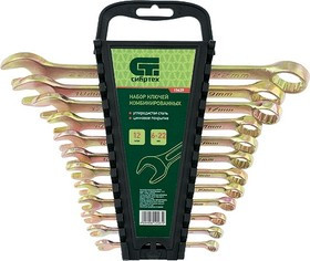 15439, Набор ключей комбинированных 6-22 мм. 12 шт.,