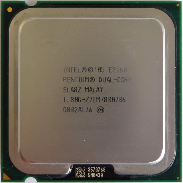 Процессор Intel SLA8Z Pentium E2160 (1M Cache, 1.80 GHz, 800 MHz FSB)-SLA8Z(NEW)