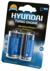 HYUNDAI POWER ALKALINE LR14 BL2, Элемент питания