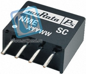 NME1212SC, DC/DC преобразователь, 1 Вт, вход 10.8-13.2В, выход 12в/83мА, SIP