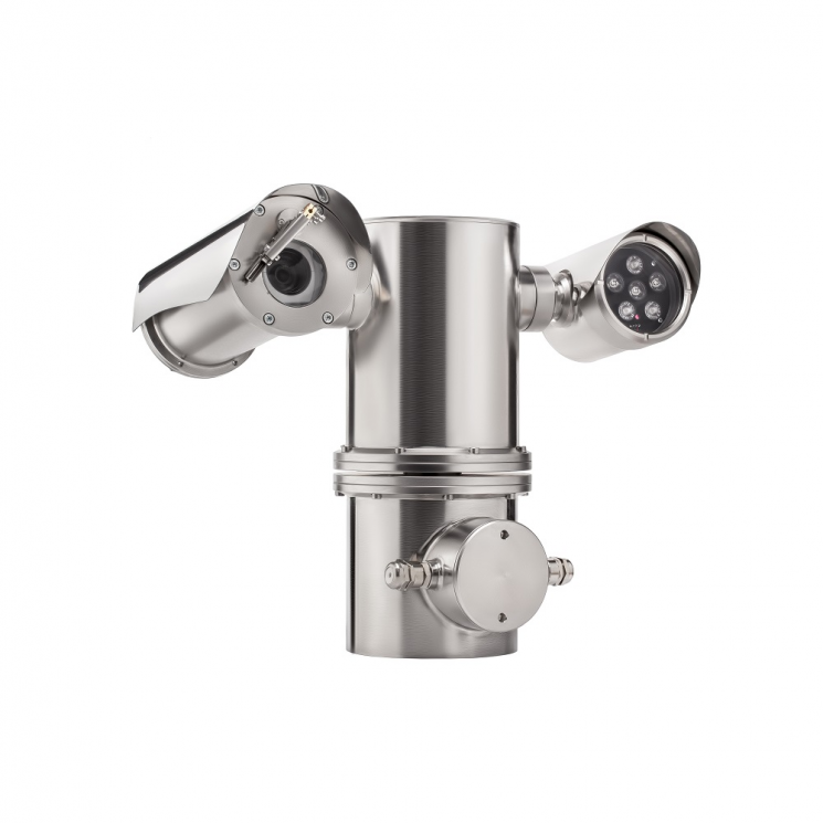 Взрывозащищенная PTZ-камера EXD, 3Мп, мотор. объектив 4,6-152,0 мм, 24 DC/АC, IP68