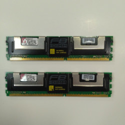 Модуль памяти Kingston KTH-XW667/2G 2GB(2x1Gb) DDR-II PC2-5300 667MHz FBD FBDIMM Kit-KTH-XW667/2G(NEW)