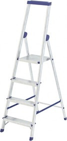 97894, Стремянка алюминиевая с органайзером "УНИВЕРСАЛ", 4 ступени, Россия