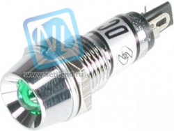 KLS9-IL-M9-03A-N3-G (P-704G), Лампа накаливания с держателем зеленая 12V