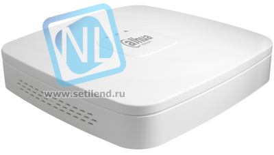 IP Видеорегистратор DAHUA DHI-NVR2104-S2 4-х канальный, до 6 Мп, до 80 Мбит/с, 1 HDD до 6 Тб, HDMI, VGA, аудио вх./вых. 1/1 для интеркома