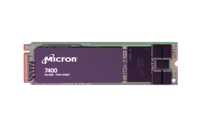 Накопитель SSD Micron 7400 PRO, PCIe M.2, 3D TLC, 1920Gb
