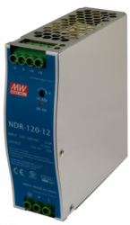 NDR-120-12 Блок питания на DIN-рейку, 12В, 10А, 120Вт Mean Well