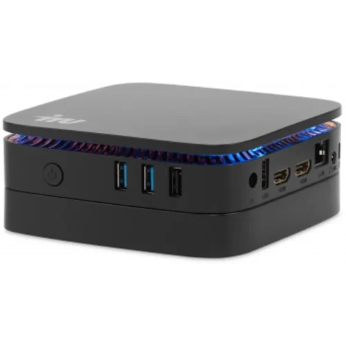 Неттоп IRU 110JLCN Cel N5105 (3.3) 8Gb SSD256Gb UHDG Windows 11 Professional GbitEth 400W черный (19