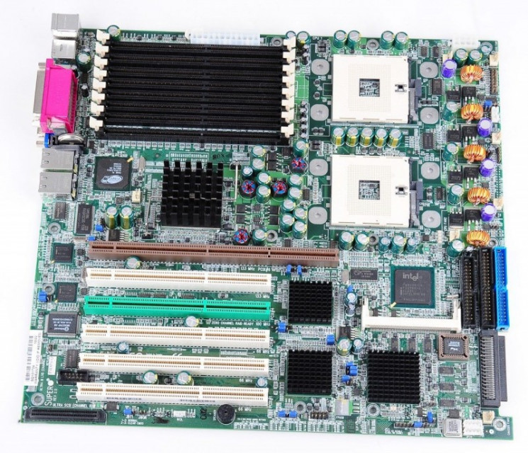 Материнская плата SuperMicro P4DP6-Q Intel Server board S603 5xPCI-X - dual SCSI 6xDDR1 System Board-P4DP6-Q(NEW)