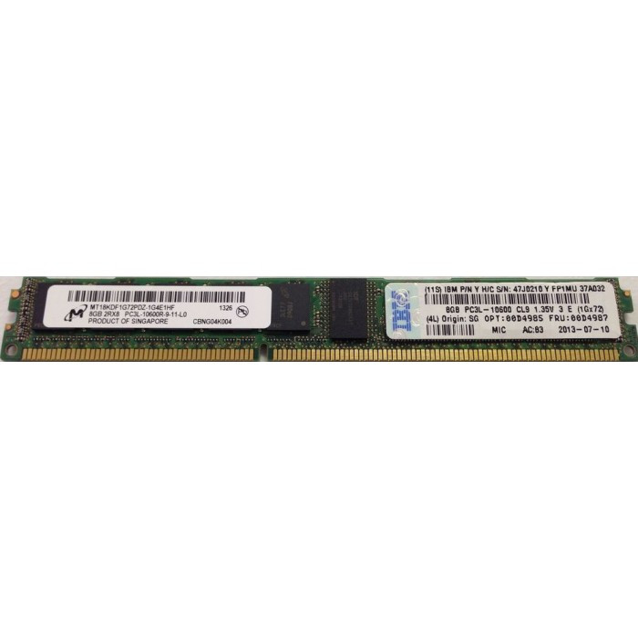 Модуль памяти IBM 90Y3159 16GB 2Rx4 PC3-12800R-11-11-N1-D3 M392B2G70BM0-CK0 НИЗКОПРОФИЛЬНАЯ с радиатором-90Y3159(NEW)