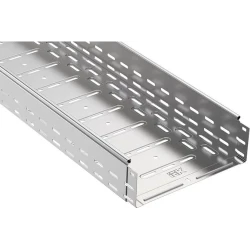 Лоток листовой перфорированный 400х100 L3000 сталь 1.2мм IEK CLP10-100-400-3
