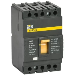 Выключатель автоматический 3п 63А 25кА ВА 88-32 IEK SVA10-3-0063