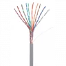 Кабель NETLAN U/UTP 10 пар, Кат.5 (Класс D), 100МГц, одножильный, BC (чистая медь), внутренний, PVC нг(B), серый, 305м