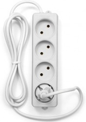 2006296, Удлинитель Гарнизон 4 розетки допустимый ток 10А, длина 3м.