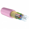 Кабель волоконно-оптический, 16 волокон, многомодовый 50/125мкм, стандарта OM4, распределительный, с плотным буфером, LSZH -40C нг(A)-HFLTx, маджента