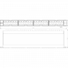 Коммутационная панель SNR, 19" для модулей KeyStone, незагруженная, неэкранированная, 1U, 24 порта, разборная, порты без шторок