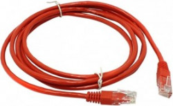 PL1242, Патчкорд UTP кат.5E RJ-45 вилка -- RJ-45 вилка, красный, 2 м.