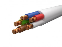 ПВС 2х1,0 белый (Разномеры)