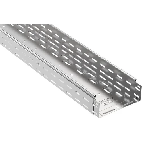 Лоток листовой перфорированный 300х80 L3000 сталь 0.8мм IEK CLP10-080-300-3