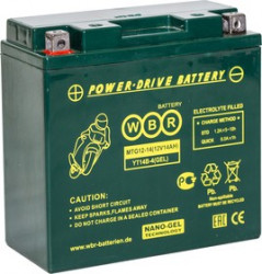 MTG 12-14, аккумуляторная батарея для мотоцикла/квадроцикла
