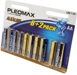PLEOMAX LR6-8+2 BL10, Элемент питания