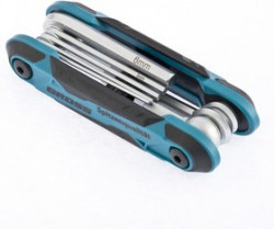 16412, Набор ключей имбусовых HEX, 1,5-8 мм, CrV, складные, 8 шт.