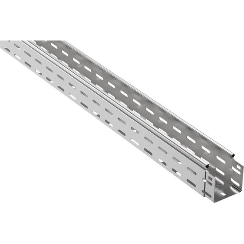 Лоток листовой перфорированный 100х80 L3000 сталь 0.7мм IEK CLP10-080-100-3