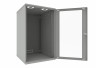 Шкаф телекоммуникационный настенный 12U, 523х600х599мм серия LITE (стеклянная дверь)