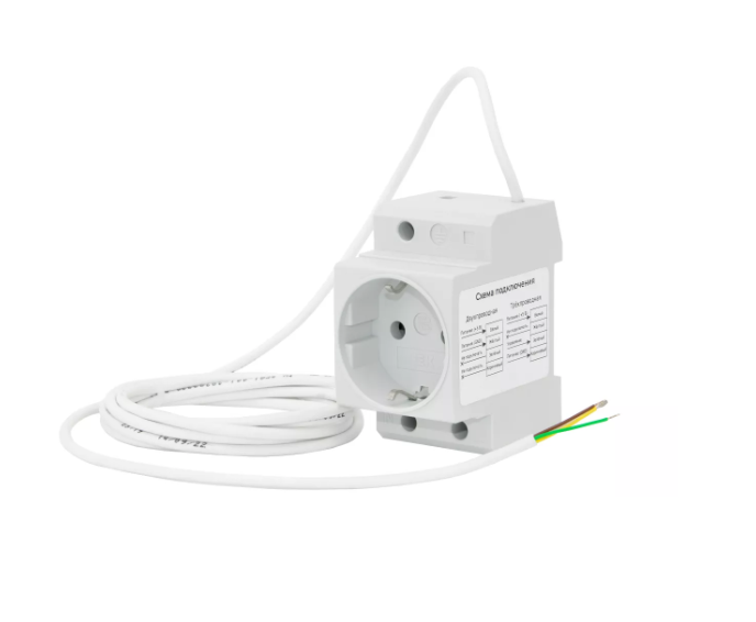 Розетка управляемая SNR-SMART-DIN-NC-BA