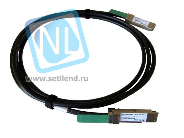 Модуль 40G QSFP+ Direct Attach, дальность до 3м