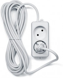 2008685, Удлинитель Гарнизон 2 розетки, допустимый ток 10А, длина 5м.