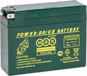 MTG 12-2,3, аккумуляторная батарея для мотоцикла/квадроцикла