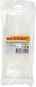CK-200 200Х3.5-4 ММ БЕЛАЯ 100ШТ, CK-200, стяжка 200х3.5-4 мм белая нейлон, уп.100 шт.